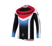 Alpinestars Techstar KNIF Motocross Jersey, black-white-red, size M for Men