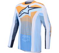 Alpinestars Techstar Maven MX Jersey Dust Blue/Tangerine/BlackL Dust Blue,Tangerine,Black