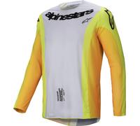 Alpinestars Techstar Melt Motocross Jersey, black-yellow, size XL for Men