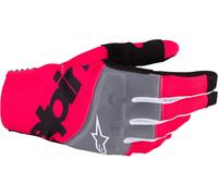 Alpinestars Techstar Motocross Gloves, black-pink, size XL for Men