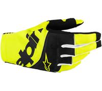 Alpinestars Techstar Motocross Gloves, black-yellow, size XL for Men