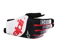 Alpinestars Techstar Motocross Gloves, black/white/red, size 2XL