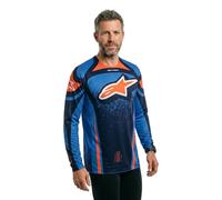 Alpinestars Techstar Nomur Motocross Jersey, blue/orange, size L