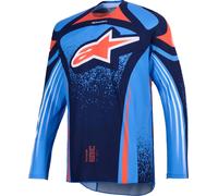 Alpinestars Techstar Nomur Motocross Jersey, blue/orange, size XXL