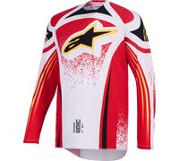 Alpinestars Techstar Nomur Motocross Jersey, light grey/red, size XXL