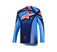 Alpinestars Techstar Nomur MX Jersey Navy/Orange/UCLA BlueS Navy,Orange,UCLA Blue