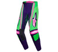 Alpinestars Techstar Nomur MX Trousers Purple/Green/Pink32 Purple,Green,Pink