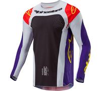 Alpinestars Techstar Ocuri Motocross Jersey, purple/black, size L