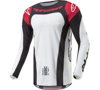 Alpinestars Techstar Ocuri Motocross Jersey, white/black/red, size S