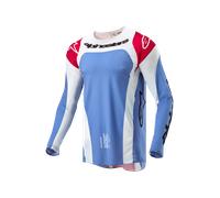 Alpinestars Techstar Ocuri MX Jersey Light Blue/Mars Red/WhiteXL Light Blue,Mars Red,White