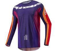 Alpinestars Techstar Pneuma Motocross Jersey, blue/purple, size XXL