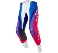 Alpinestars Techstar Pneuma Motocross Pants, white-red-blue, size 38