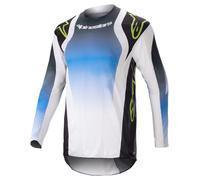 alpinestars Techstar Push Jersey M men Blue/White/Black/Neon yellow, M
