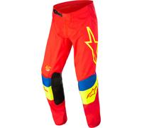 Alpinestars Techstar Quadro Motocross Pants, red/yellow, size 28