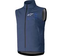 Alpinestars Techstar Softshell Motocross Vest, navy blue, size XL
