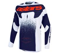Alpinestars Techstar Swan Motocross Jersey, dark grey/purple, size L
