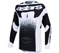 Alpinestars Techstar Swan Motocross Jersey, white/black, size XL