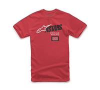 Alpinestars Title Tee Red Men's T-Shirt (Pack of 1)