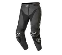 Alpinestars Track V2 Leather Motorbike Motorcycle Trousers - Black