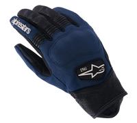 Alpinestars Tracker Short Vented Summer Motorcycle Motorbike Gloves Blue Black