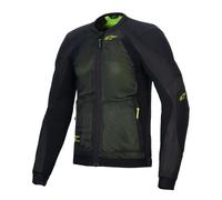Alpinestars Troop Air Mens Motorcycle Jacket Black Yellow