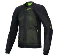 Alpinestars Troop-Air Mens Vented Summer Motorcycle Jacket Ywllow Fluo
