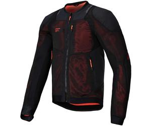 Alpinestars Troop-Air Pro Motorcycle Jacket - Black/Fluo Red 33011251030
