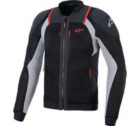 Alpinestars Troop-Air Pro Motorcycle Textile Jacket - Black / Ash Grey / Red