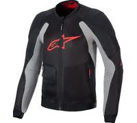 Alpinestars Troop-Air Protector Jacket, black/grey/red, size XXL