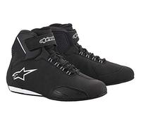 Alpinestars Unisex 2515518-12-10 Mid Calf Boot, Black White, 10 UK