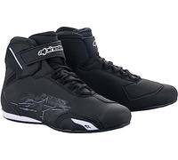 Alpinestars Sektor Motorcycle Shoes, black-white, size 42 43