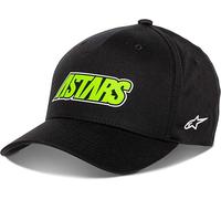 Alpinestars Unisex Baseball Cap Entitled Flex Fit Black/Green S/M