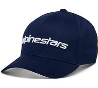 Alpinestars Unisex Linear Hat Baseball Cap - Navy / White - L/XL