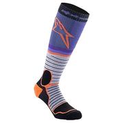 Alpinestars Unisex Pro Technical Socks MX, Black Grey Purple, M