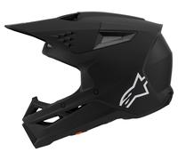 alpinestars upertech M3 olid Motocross Helmet unisex Matt/Black, S