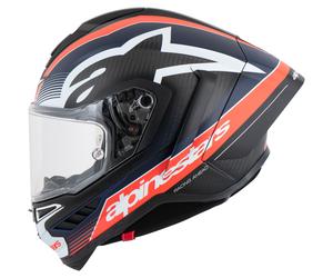 alpinestars upertech R10 Team Full-Face Helmet unisex Red/White/Carbon, S