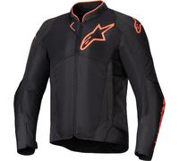 Alpinestars Viper Air V4 Motorcycle Motorbike Textile Jacket - Black / Fluo Red