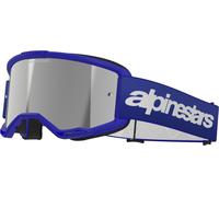 Alpinestars Vision 3 Wordmark Mirror Motocross Goggles, blue, One size