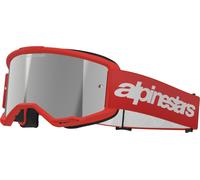 Alpinestars Vision 3 Wordmark Mirror Motocross Goggles, red for Men