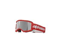Alpinestars Vision 3 Wordmark Mirror Motocross Goggles, red for Men