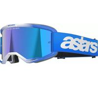 Alpinestars Vision 5 Blaze Moto Motorcycle Motorbike Goggles Blue / Mirror Blue