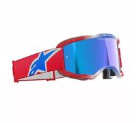 Alpinestars 2025 Goggles Vision 5 Corp Red White Blue Mirror MX Off Road Quad