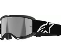 Alpinestars Vision 5 Corp Moto Motorcycle Goggles Black / Mirror Silver