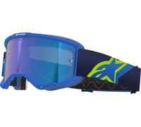 Alpinestars Vision 5 Corp Motocross Goggles, blue/neon yellow