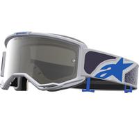 Alpinestars Vision 5 Drag Mirror Motocross Goggles, purple/blue, One size