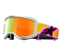 Alpinestars Vision 5 Drag Mirror Motocross Goggles, orange/white, One size