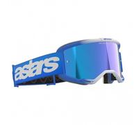 Alpinestars Vision 5 Goggles - BLAZE - Blue (w/Mirror Blue Lens)