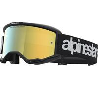 Alpinestars Vision 5 Hone Mirror Motocross Goggles, black/white, One size