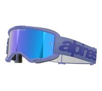 Alpinestars Vision 5 Wordmark MX Goggles Purple Mirror Blue