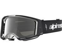 Alpinestars Vision 8 Amber Mirror Motocross Goggles, black/silver, One size